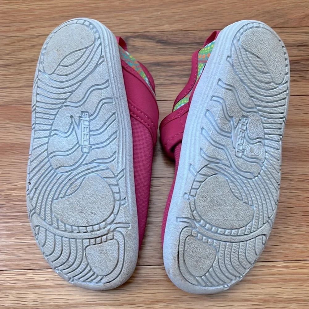 Toddler Kids Speedo Water Shoes Pink Floral Medium 7 8